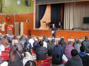 写真:令和5年度大里地区防災訓練 挨拶