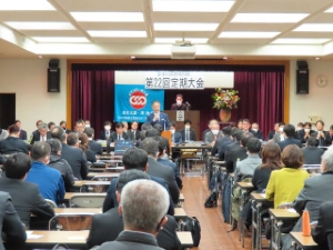 写真:連合三重津地域協議会 第22回定期大会 挨拶