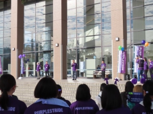 写真:パープルリボンウォーク&セミナー2023in津 挨拶