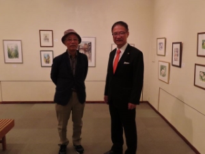 写真：加藤栄 水彩画展 鑑賞