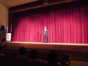 写真：第16回津市河芸文化祭 挨拶