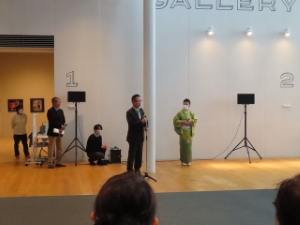 写真:久居地域文化祭 オープニングセレモニー 挨拶