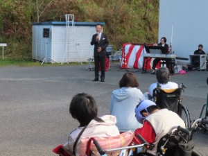 写真:聖マッテヤ会・産品地区秋祭り 挨拶