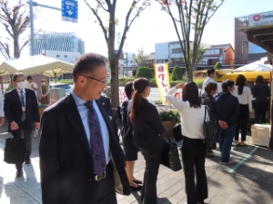 写真:「ふらっと大門・丸之内」訪問1