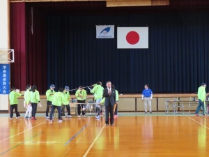 写真:第17回津身連体育大会 挨拶