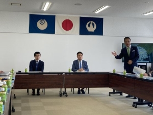 写真：大洗町 國井豊町長 訪問