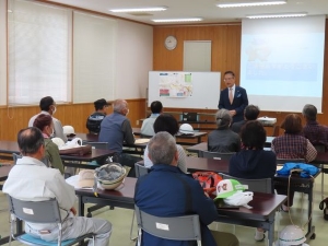 写真:令和5年度美杉地域防災訓練 挨拶