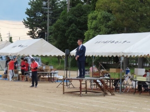 写真:第15回河芸体育祭 挨拶