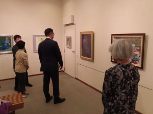 写真:第46回新美会展 鑑賞