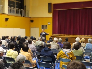 写真:第17回霧山薪能 挨拶