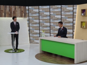 写真:「ニュース情報番組 Mieライブ旬感☆Mie」出演1