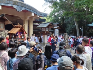 写真:津まつりオープニング 挨拶