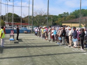 写真:令和5年度津市民体育大会(グラウンド・ゴルフ) 挨拶