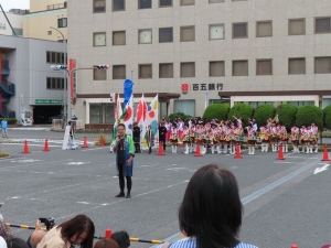 写真:津まつり 津駅前会場 挨拶