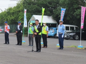 写真:令和5年秋の全国交通安全運動出発式1