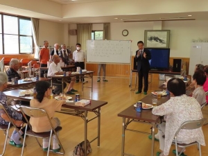 写真:地区敬老会 挨拶8