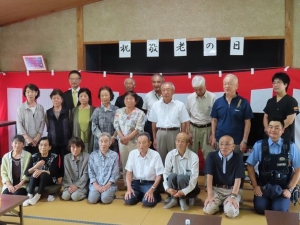 写真:地区敬老会 挨拶3