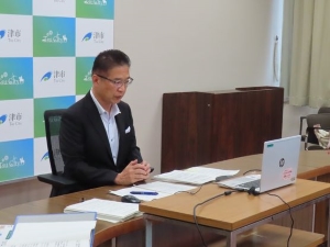 写真:第1回新型インフルエンザ等対策推進会議2