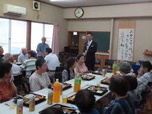 写真:地区敬老会 挨拶2