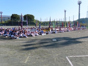 写真:第43回中日新聞社旗争奪小学生ソフトボール河芸大会2