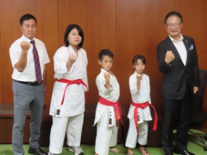 写真：第9回全国空手道選手権大会出場選手