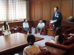 写真：鎮江市江蘇大学友好訪日団1