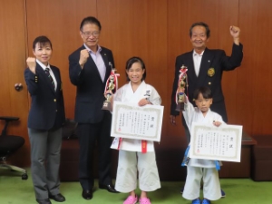 写真:第23回全日本少年少女空手道選手権大会出場選手