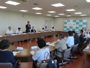 写真：津市私立幼稚園協会との懇談会