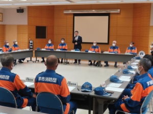 写真:令和5年度第3回津市消防団幹部会議