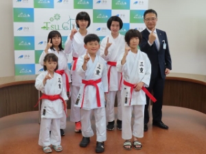 写真:全国中学生空手道選手権大会 全日本少年少女空手道選手権大会 出場選手