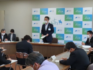 写真:第138回新型コロナウイルス感染症対策本部会議