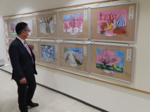 写真:さくらの写生1