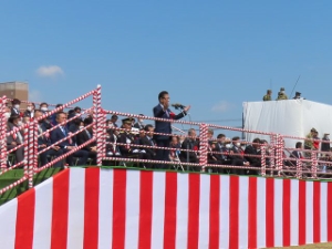 写真：陸上自衛隊久居駐屯地開設71周年記念式典1