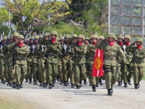 写真：陸上自衛隊久居駐屯地開設71周年記念式典2