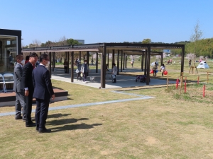 写真：中勢グリーンパーク日よけゾーン