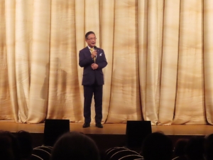 写真：民謡秀乃会挨拶