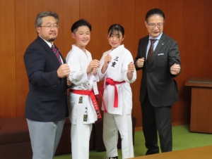 写真:第17回全国中学生空手道選抜大会出場選手