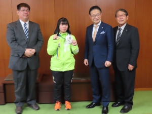 写真:クリッパン女子国際大会優勝報告