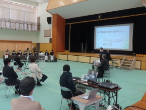 写真:子ども救命教育シンポジウム挨拶