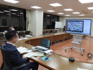 写真:今後の新型コロナワクチン接種に関する説明会