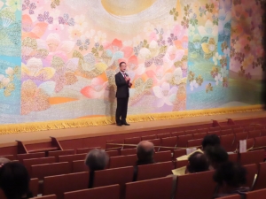 写真:白山地域文化祭挨拶