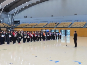 写真:愛SUNカップ挨拶