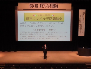 写真:フレイル予防講演会