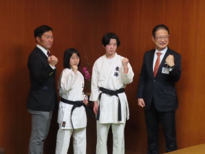 写真:全日本少年少女空手道選抜大会一志空手スポーツ少年団