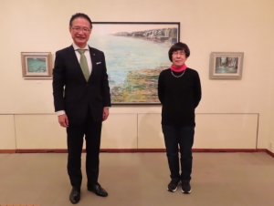 写真:長谷祥子個展鑑賞