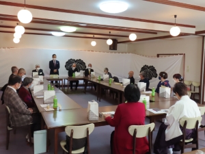 写真:藤堂藩五日会挨拶