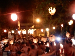 写真：津市指定無形民俗文化財「ざるやぶり」