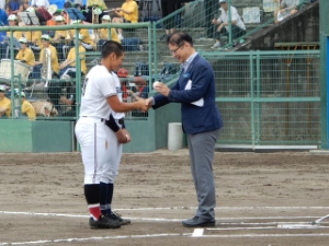 写真：第101回全国高等学校野球選手権三重大会 津球場開始式2
