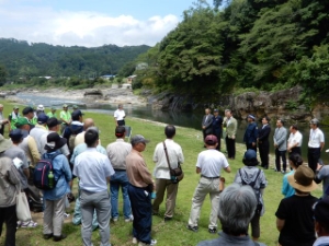 写真：安全・安心な川遊びを楽しもうinリバーパーク真見1
