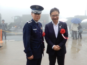 写真：航空自衛隊白山分屯基地開庁47周年記念行事2